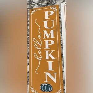 🌸 4 for $20 18.5”x5” Wall/ Door Hello Pumpkin Hanger